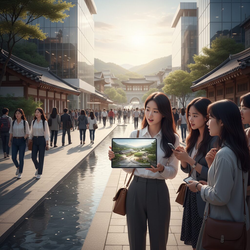 의자 커버 끈을 조이는 방법을 보여주는 사진