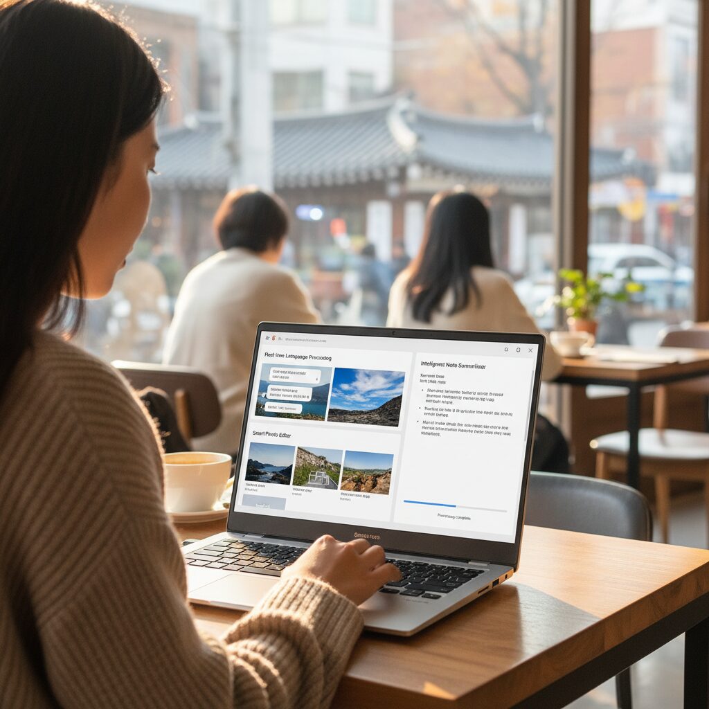 갤럭시북6 온디바이스 AI 기능 실행 화면