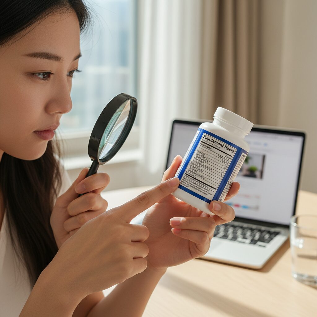 멜라토닌 영양제 성분표 확인하는 방법