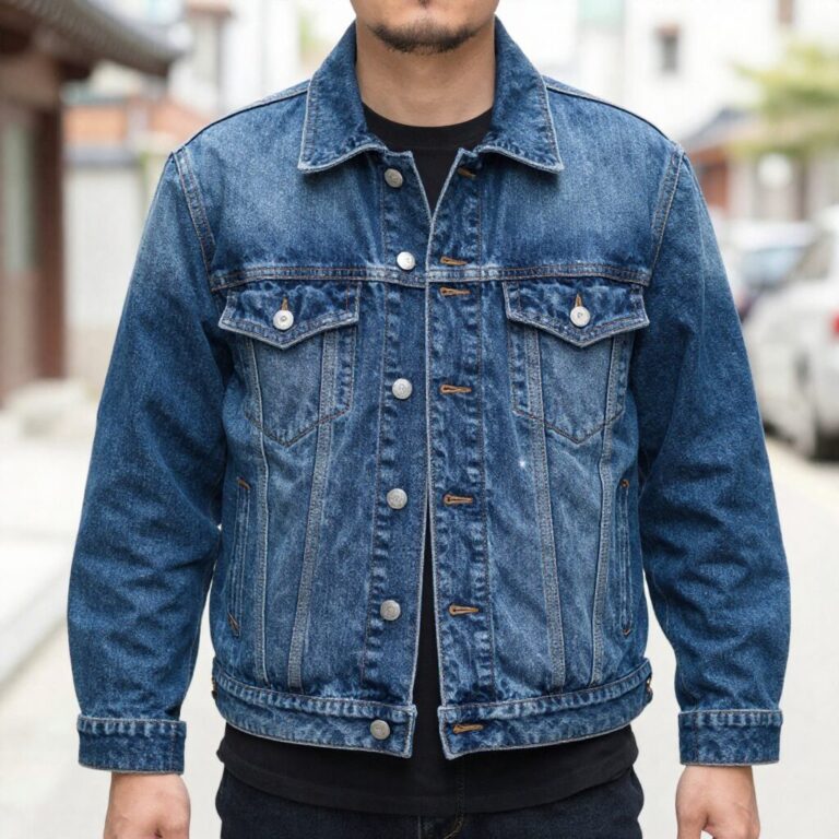 데님자켓을 활용한 캐주얼 일상 코디