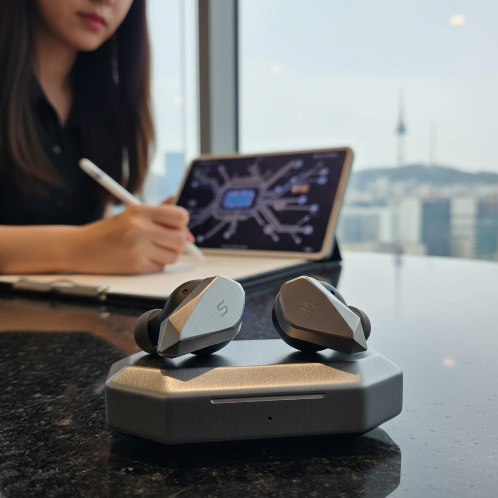 갤럭시 버즈4 프로 메탈 블레이드 디자인