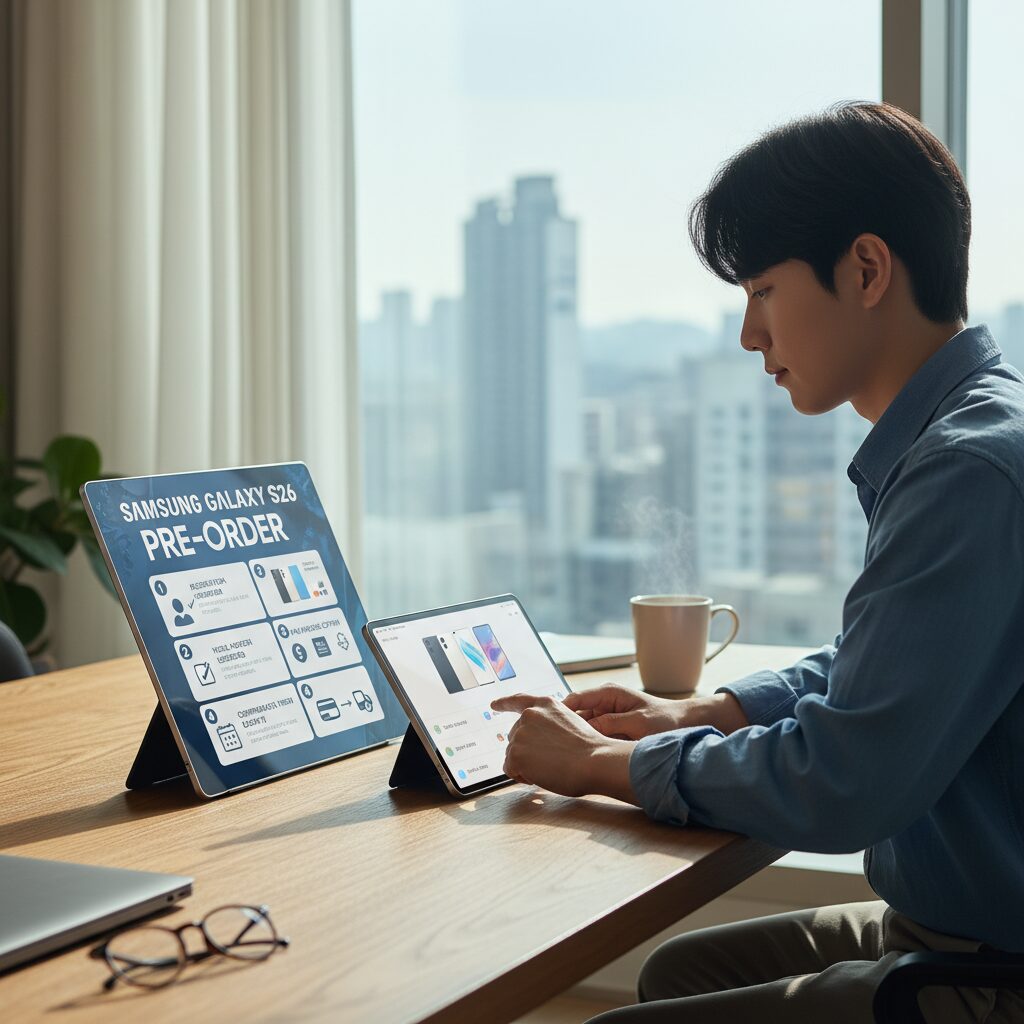 삼성 갤럭시 S26 사전예약 진행 방법 단계