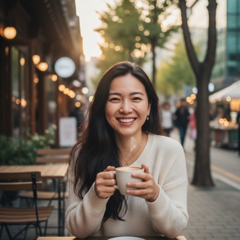 구잘 투르수노바가 미소 짓고 있는 모습