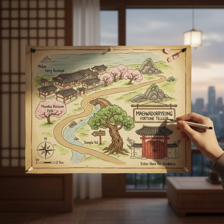 목포 매화도령 점집 찾아가는 길 약도