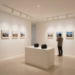 따뜻하고 깔끔한 인테리어의 사진관 내부 모습