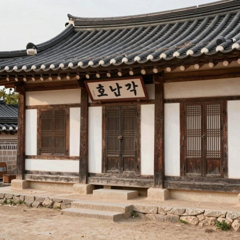 전주 한정식 맛집 호남각 외관 한옥 건물