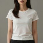 5부티셔츠 여름 스타일링 여성 5부티셔츠 코디